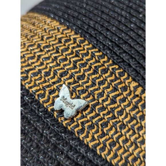 Magid Hats Women's Two Toned Brown Black Fedora 100% Straw Paper Hat - Picture 4 of 7